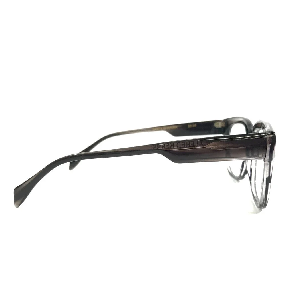 Alfred Kerbs Eyeglasses Frames SANTA SEVERINA BK Black Gray Horn 52-19-140